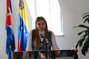 Claudia Caldera, embaixadora da Venezuela