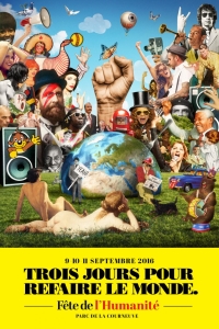 Cartaz da Festa do Humanité em 2016