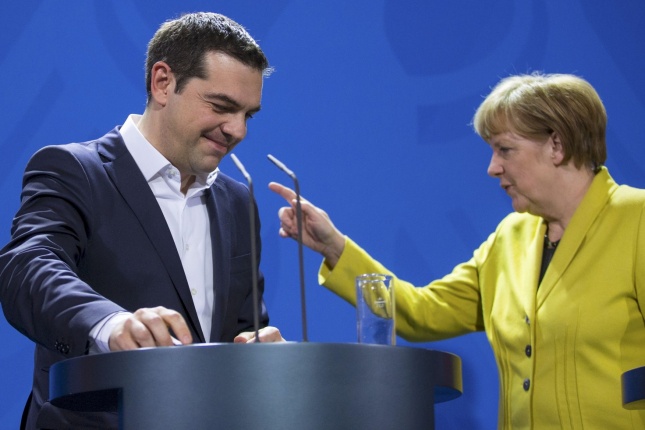 Angela Merkel, chanceler alemã, disse ao seu homólogo grego, Alexis Tsipras, para aceitar o acordo para o terceiro "resgate" à Grécia. 26 de Junho de 2015, Berlim, Alemanha / Foto: Reuters