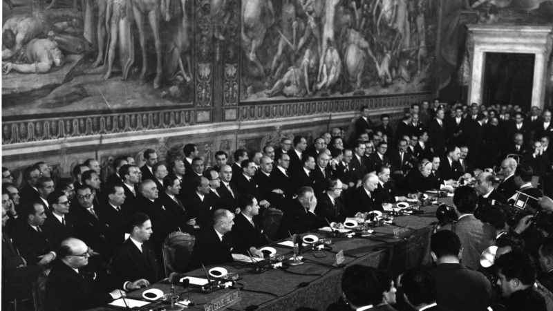 Assinatura do Tratado de Roma, 25 de Março de 1957