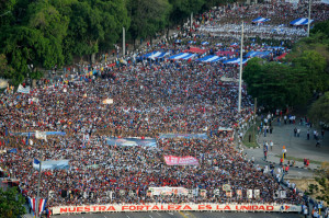 Manifestação do Primeiro de Maio em Havana
