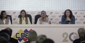 Tibisay Lucena anuncia os resultados