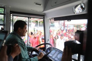 Nicolás Maduro, presidente da Venezuela, relembrou seu tempo como motorista de ônibus