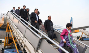 Delegados do 19º Congresso Nacional do PCCh chegam a Pequim