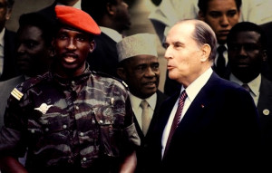 Sankara e Mitterrand