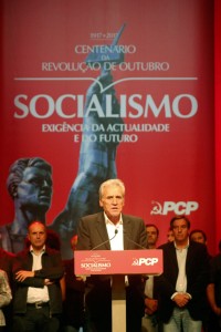 O secretário-geral do PCP, Jerónimo Sousa