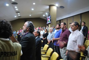 Um visão do plenário / Foto: Hasan Rabee