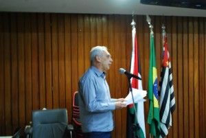 Intervenção de José Reinaldo em nome do PCdoB / Foto: Hasan Rabee